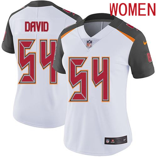 2019 Women Tampa Bay Buccaneers 54 David white Nike Vapor Untouchable Limited NFL Jersey